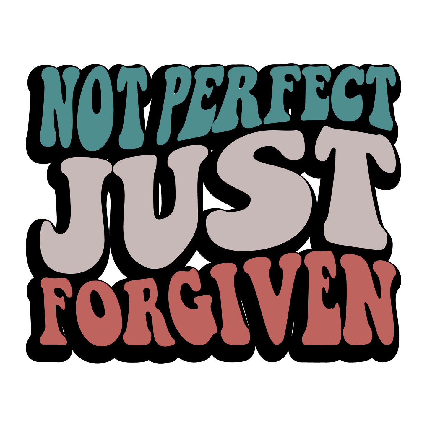 Retro Christian Big Words Themed Pack (18 Prints)