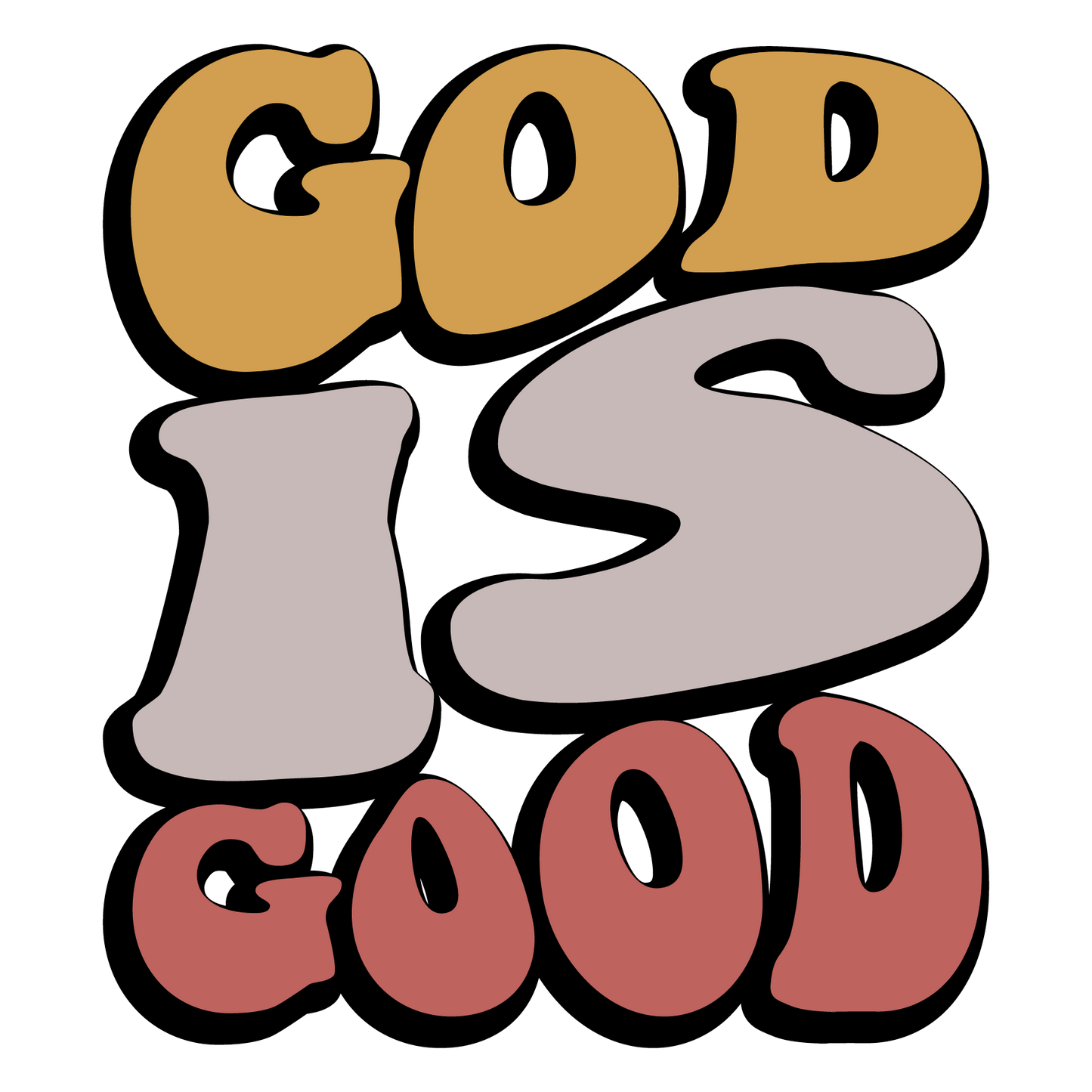 Retro Christian Big Words Themed Pack (18 Prints)