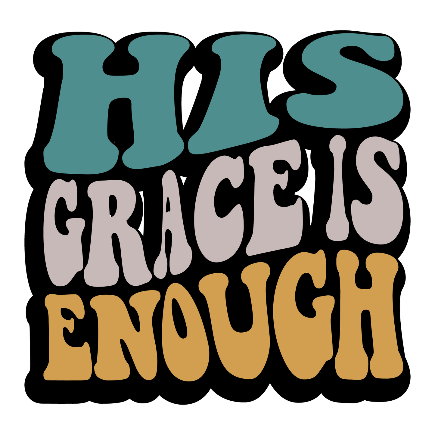 Retro Christian Big Words Themed Pack (18 Prints)