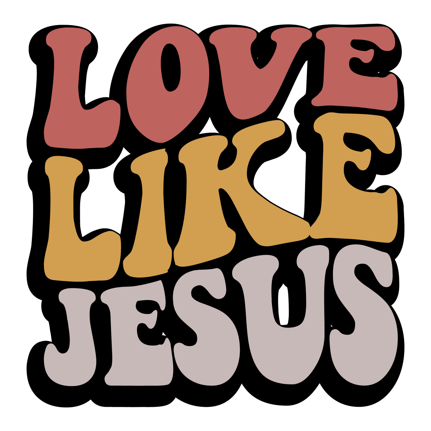 Retro Christian Big Words Themed Pack (18 Prints)