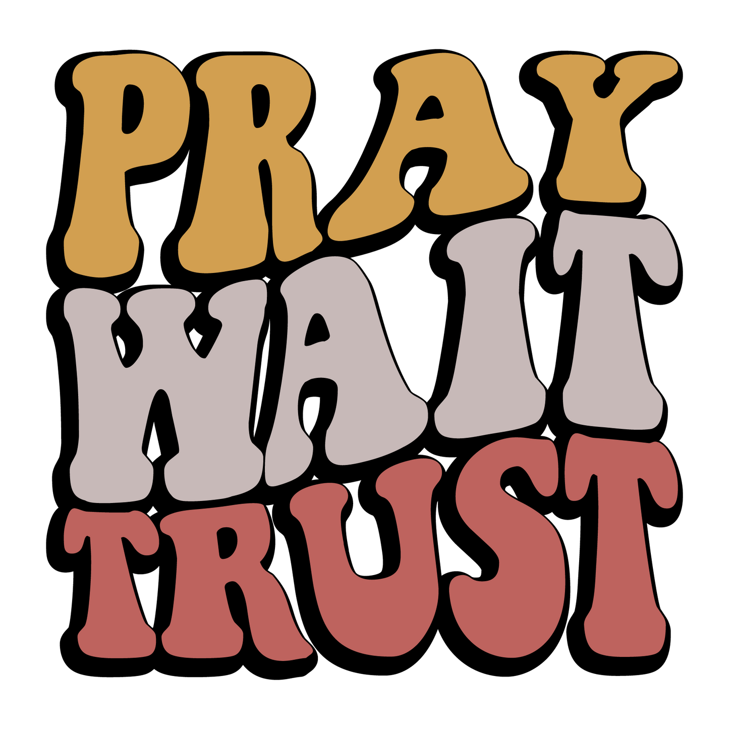 Retro Christian Big Words Themed Pack (18 Prints)