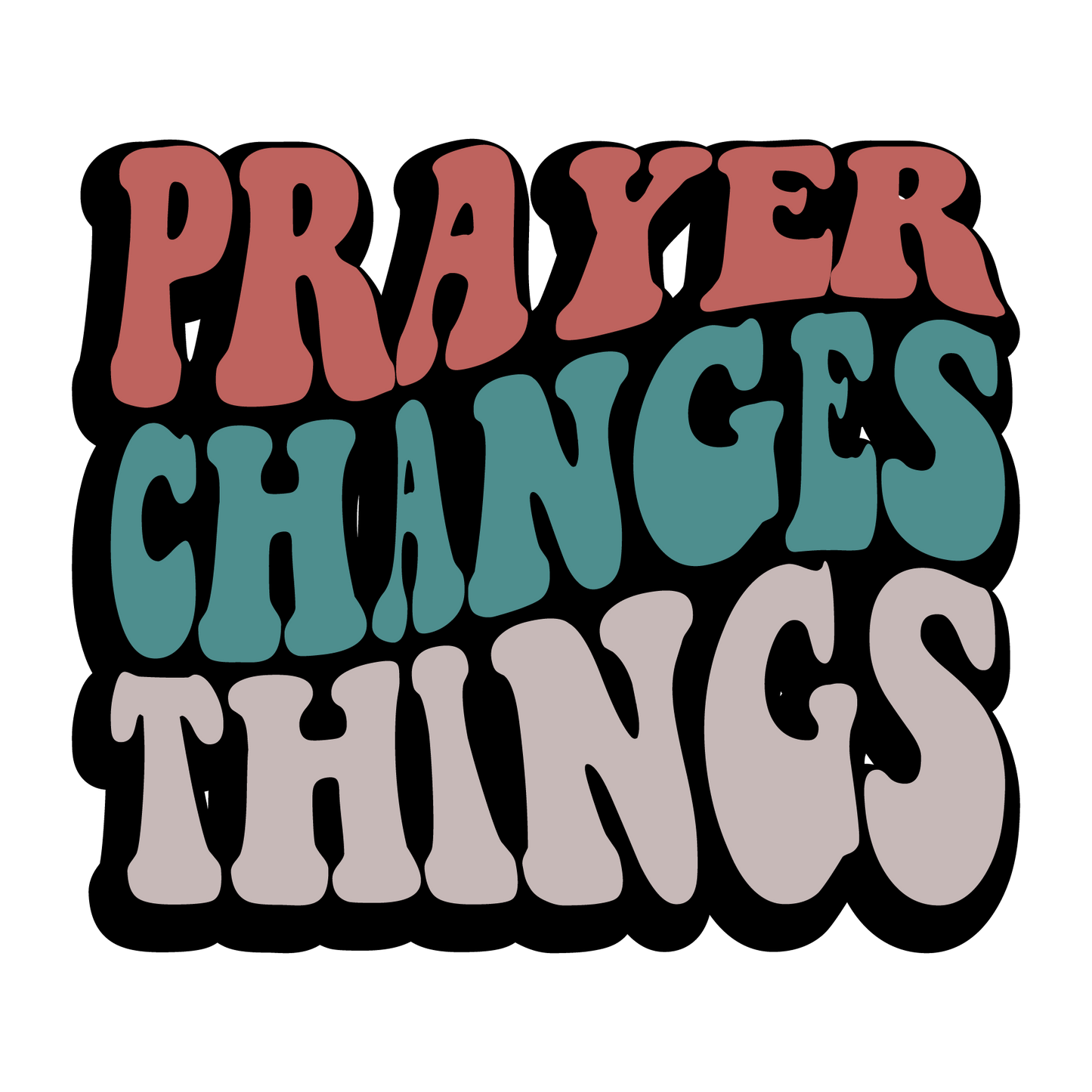 Retro Christian Big Words Themed Pack (18 Prints)