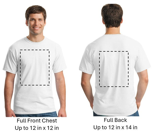 Bulk Custom T-Shirts - Light Colors