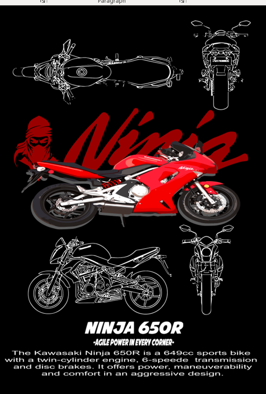 Motorcycle Themed Pack 2  - For Dark Colors (13 Prints)